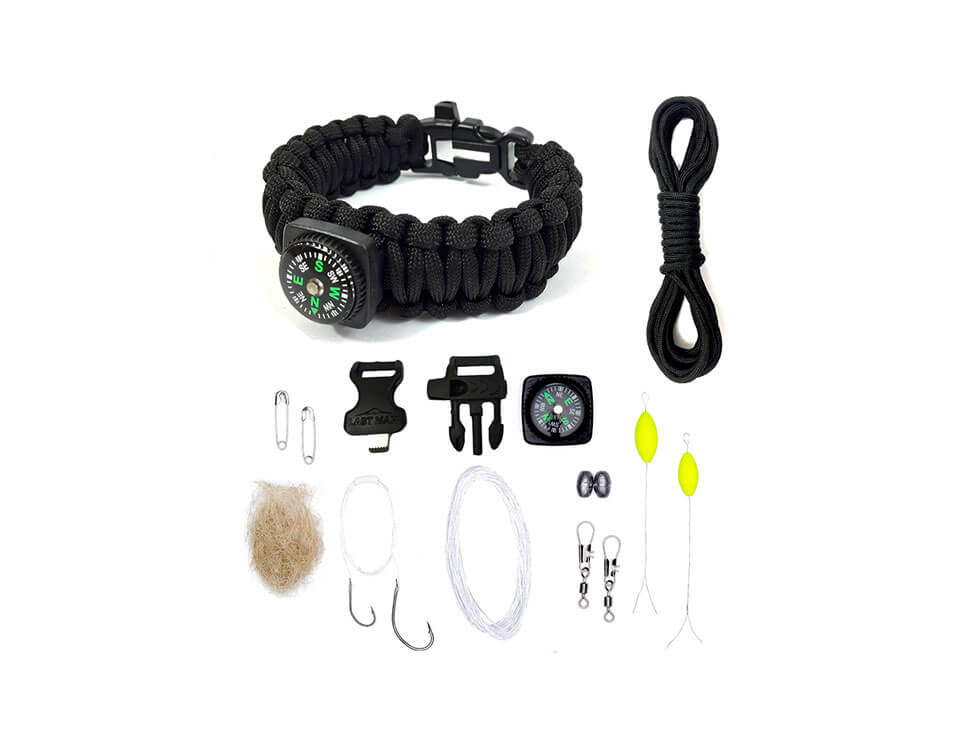 Last Man The Ultimate Paracord Survival Kit Bracelet Survival Gear 