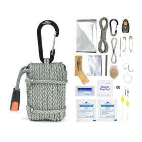 Mortar Survival Kit contains 26 pieces of survival gear.